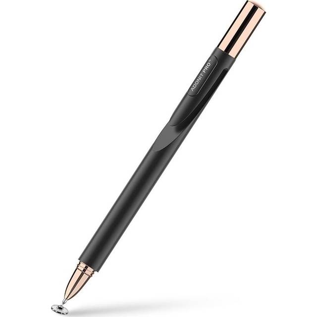 Adonit ADP4B Jot Pro 4 pekpenna för alla surfplattor, smartphone-och-notebookPekskärmsliknandeAppleiPad, SamsungGalaxyTab, iPhone, MicrosoftSurfaceundmånga andra – svart