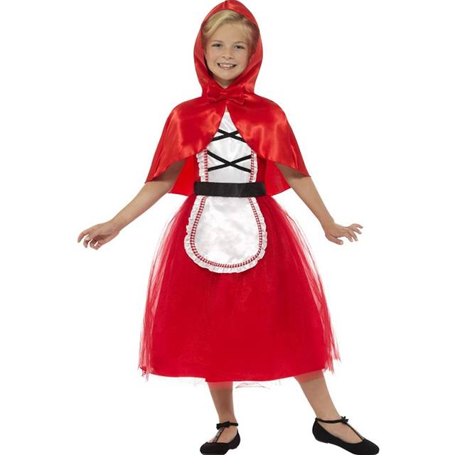 Deluxe Red Riding Hood Girls Fancy Dress Fairy Tale Book Day Childs Kids Costume -  book red riding hood costume deluxe fancy dress girls day week