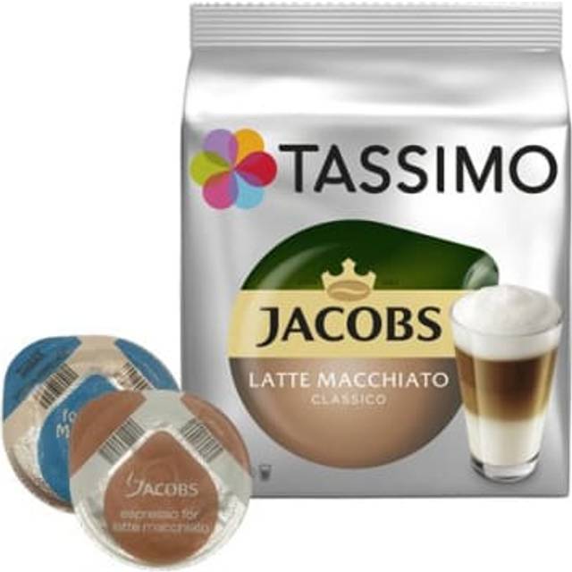 Jacobs Latte Macchiato Classico - 16 kapslar till Tassimo