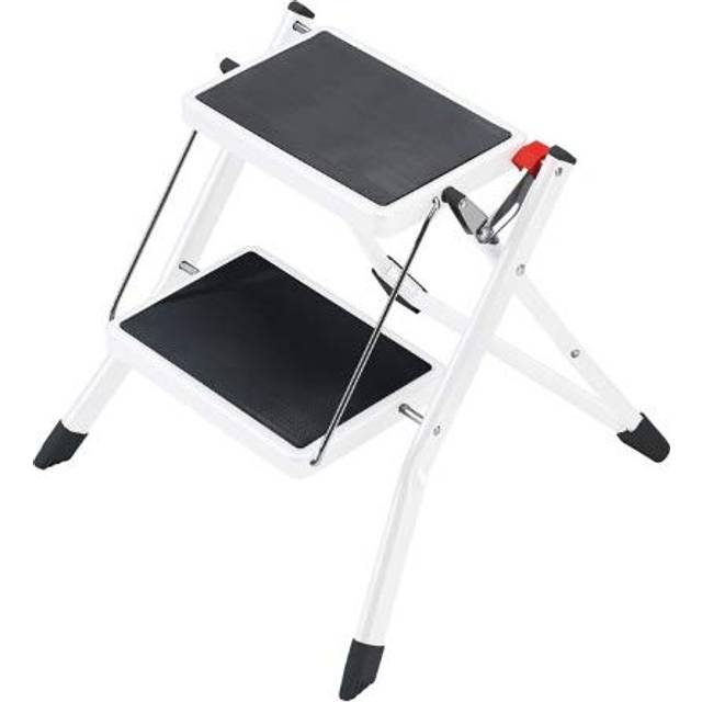 Hailo Mk60 Standardline Step Stool - 2 Step, Silver