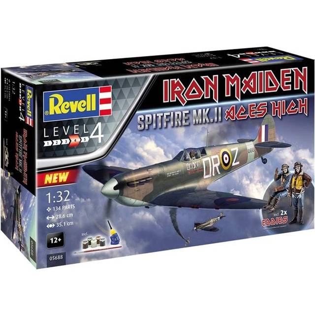 RV05688 - Revell 1:32 - Iron Maiden Spitfire Mk.II Aces High 35th