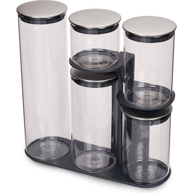Joseph Joseph Podium storage jar 32.6 cm Steel