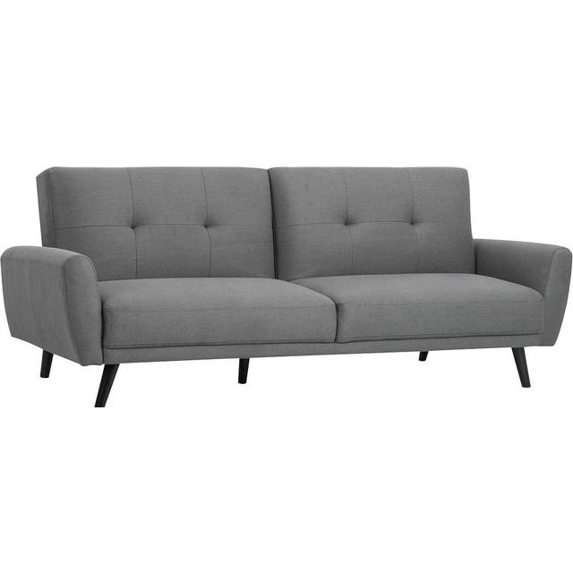 Monza Fabric Sofa Bed - Grey - Julian Bowen | TJ Hughes