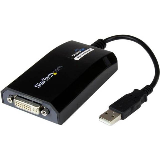 StarTech.com USB till DVI-videoadapter, extern multiskärmsgrafik för PC och MAC, 1920 x 1200