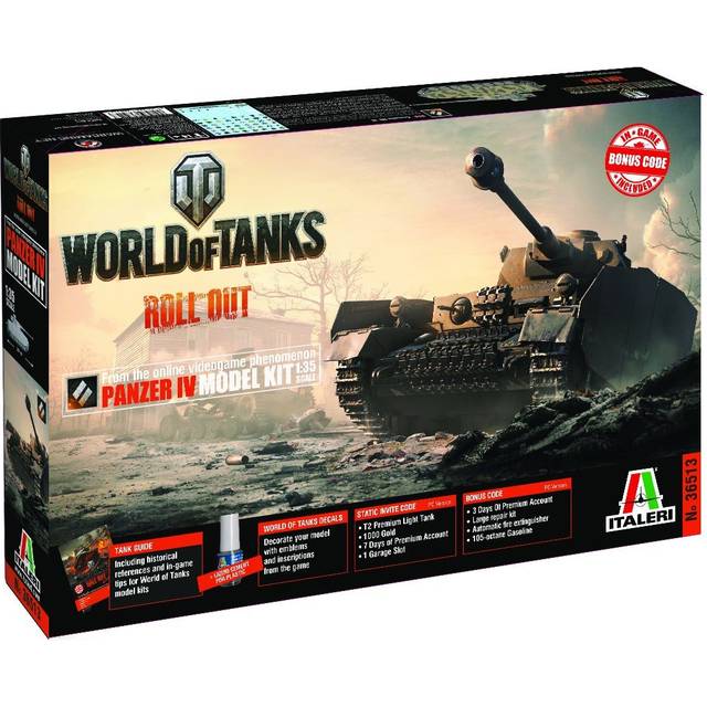 ITALERI 36513 World of Tanks 'Panzer IV' 1:35 Model Kit