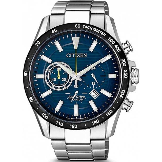Citizen CA4444-82L Eco-Drive Titanium Chronograph Herrenuhr 43mm 10ATM