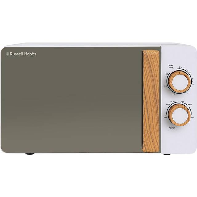 Russell Hobbs RHMM713-N White 17L Scandi Compact Manual Microwave 700W