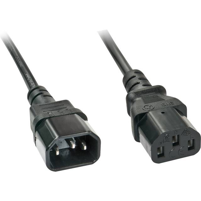 2m IEC Extension Cable, Black