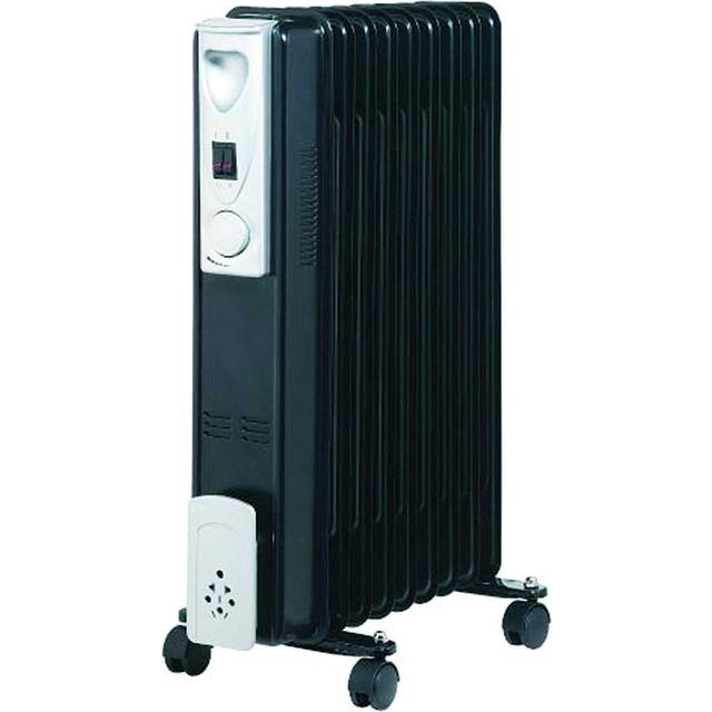 Kingavon 9-fin oil filled radiator black 2000w bb-or111