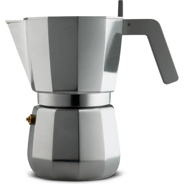 Alessi DC06/9 FM Espressobryggare, rostfritt stål, 12 cm
