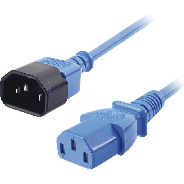 0.5m IEC Extension Cable, Blue