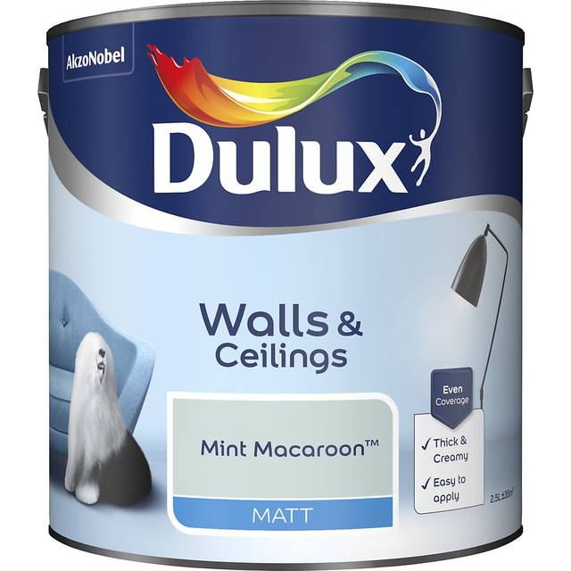 Dulux Matt Emulsion Paint - Mint Macaroon - 2.5L