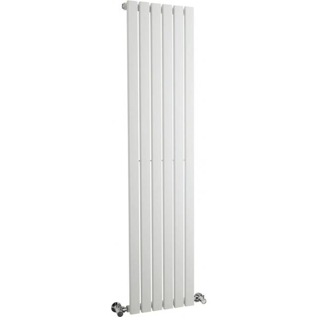 nuie Sloane Single Panel Radiator 1500x354 - White, White