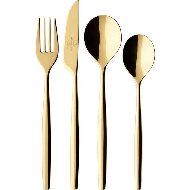 Villeroy & Boch Metro Chic d'Or cutlery 24 pieces Yellow