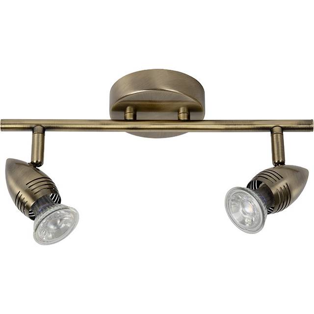 Lucide - caro-led - Twin Ceiling Spotlight - led - GU10 - 2x5W 2700K - White