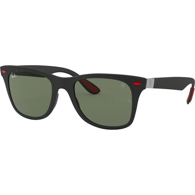 Ray - Ban Man RB4195M SCUDERIA FERRARI COLLECTION F60271 Solglasögon Titt Svart Grön Fyrkantig Normal