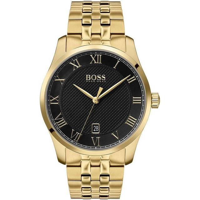 Boss Watches Men&apos;s Gold Plated Master Watch 1513739