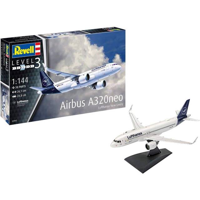 Airbus A320neo Lufthansa New Livery Model Set (1:144 Scale)