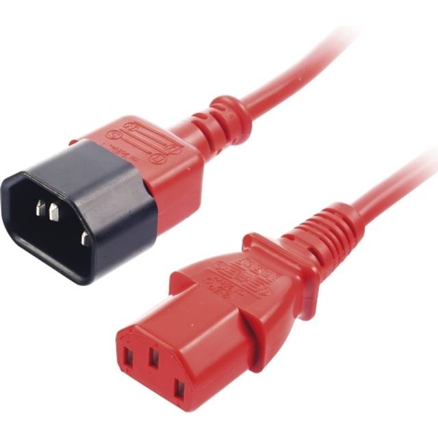 0.5m IEC Extension Cable, Red