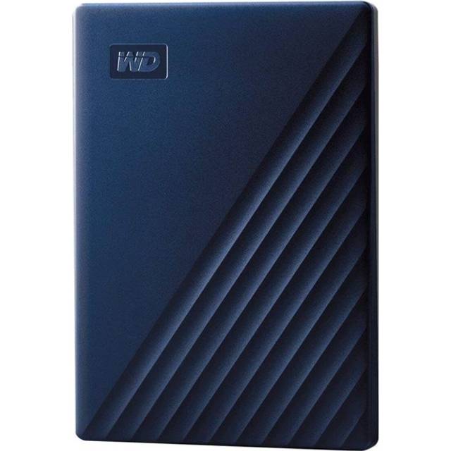 WD My Passport for Mac WDBA2D0020BBL - Hårddisk - krypterad - 2 TB - extern (bärbar) - USB 3.2 Gen 1 - 256-bit AES - midnatsblå