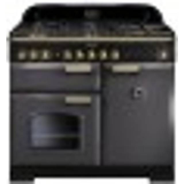 Rangemaster CDL100DFFSL/B Classic Deluxe 100cm Dual Fuel Range Cooker 12421 - SLATE