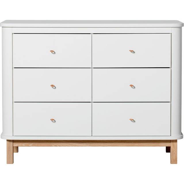 Oliver Furniture Contemporary Wood Chest of Drawers - White