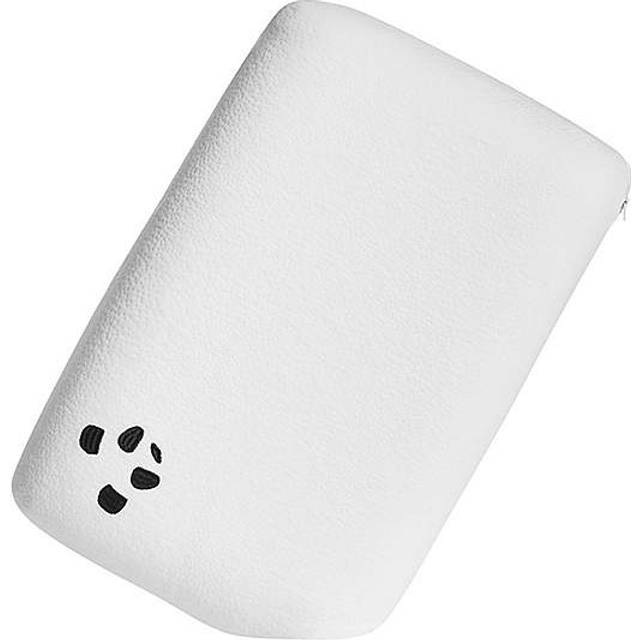 Panda Memory Foam Bamboo Pillow, White
