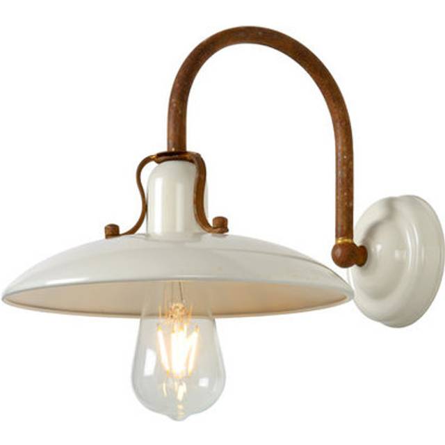 Lucide R?mer Cottage Wall Light - 1xE27 - Cream, Cream