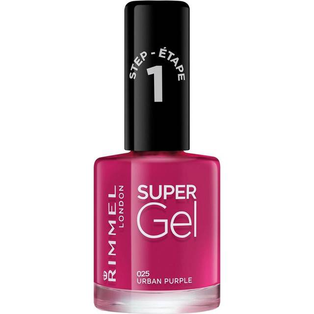 Rimmel Super Gel Nail Polish #025 Urban Purple 12ml