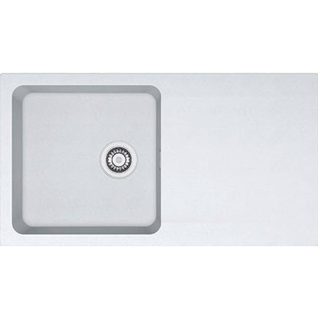 Franke OID611-94 PW Orion Tectonite Single Bowl Sink - WHITE