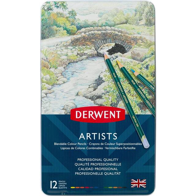 Assortiment de crayons de couleurs Derwent Artists