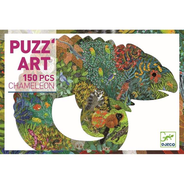 Djeco Puzzle Art - Chameleon