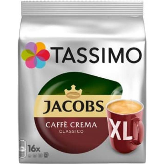Jacobs | Caffé Crema Classico XL - 16 pods for Tassimo