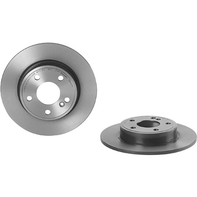 Bromsskiva BREMBO 08B34741 bak, full, höggradigt förkolnad, 1 Stycke