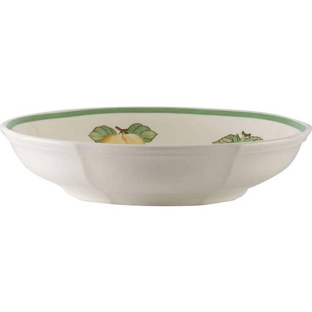 Villeroy und Boch French Garden Fleurence skål, 24 cm, porslin, vit/flerfärgad
