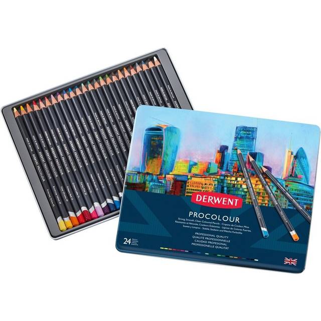 Derwent Procolour Tin Set of 24