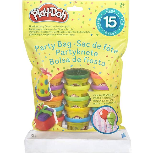 Play-Doh Toy Party Bag - Includes 15 Fun Size Dough Compound Cans - Perfect Party Present