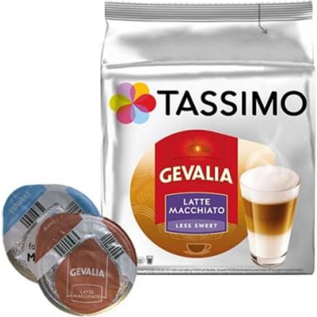 Gevalia Less Sweet Macchiato - 16 kapslar till Tassimo
