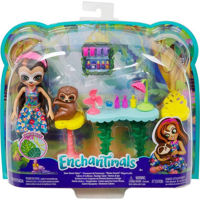 Enchantimals GFN54 Slow-Down Salon Nail and Spa Playset (FCC62)