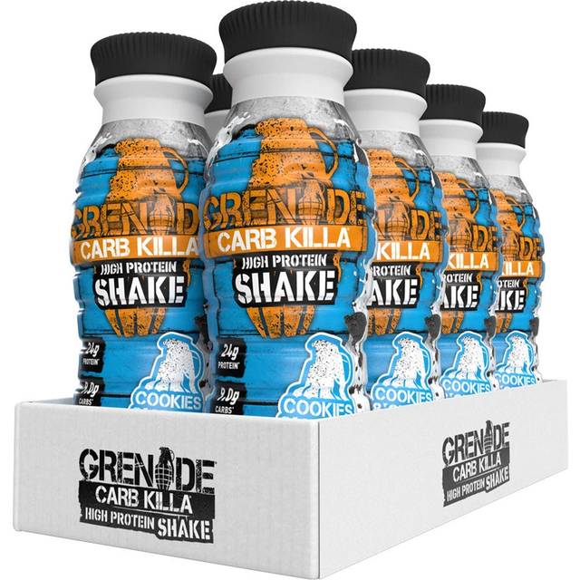 Grenade Carb Killa High Protein Shake 8 x 330ml, Cookies & Cream
