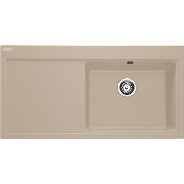 Franke mythos 1 bowl coffee granite kitchen sink & waste mtg 611 lhd