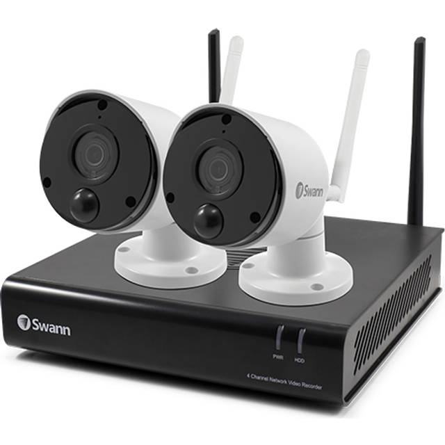 Swann Wi-Fi 4 Channel 1080p Security Camera Kit, NVW-490 and 2 x 4K Cameras