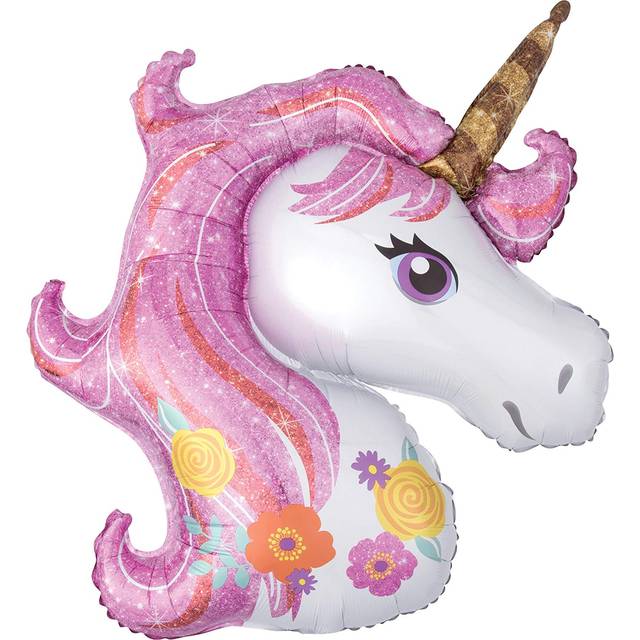 "Magisches Einhorn", Folieballon, ca. 80 cm