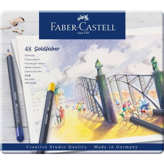 Faber-Castell Goldfaber Coloured Pencils - Set of 48