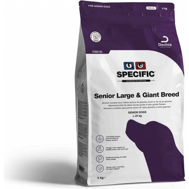 Senior Large & Gigant Breed CGD-XL hundfoder - 4 kg