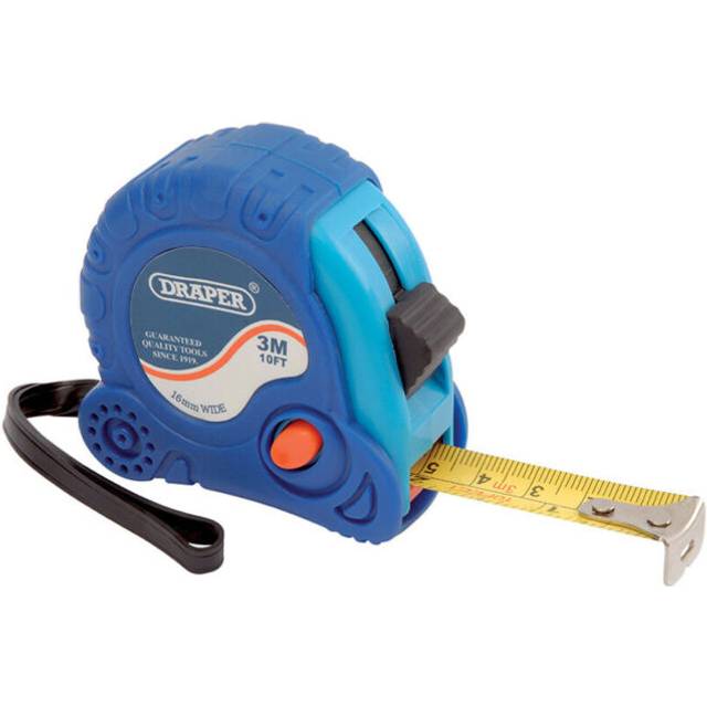 Draper 75298 3m/10ft x 16mm Measuring Tape