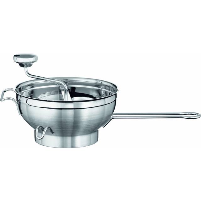R?sle Stainless Steel Food Mill with Handle and 2 Grinding Disc Sieves