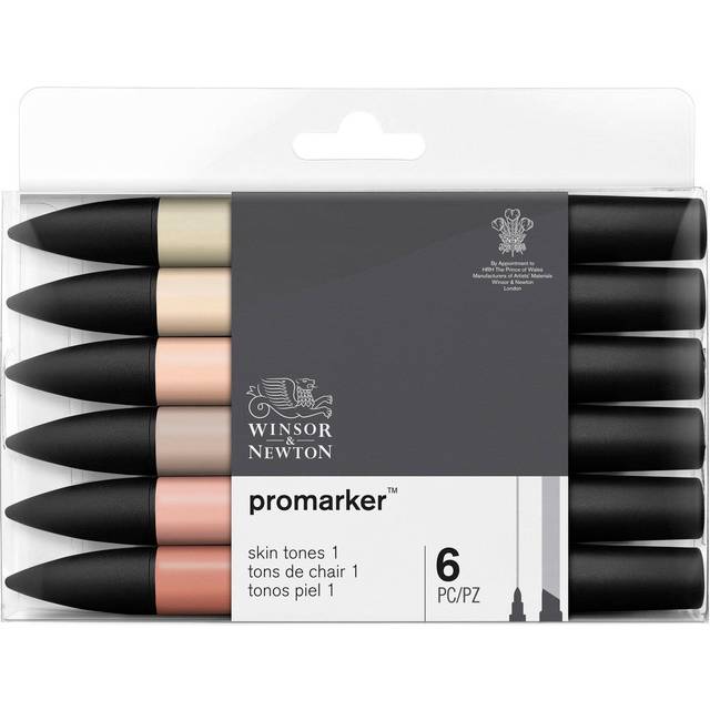 Winsor Promarker 6 st, Skin Tones 1