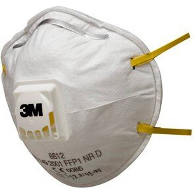 Particulate Respirator, FFP1, Valved, 8812 - Yellow - 3M