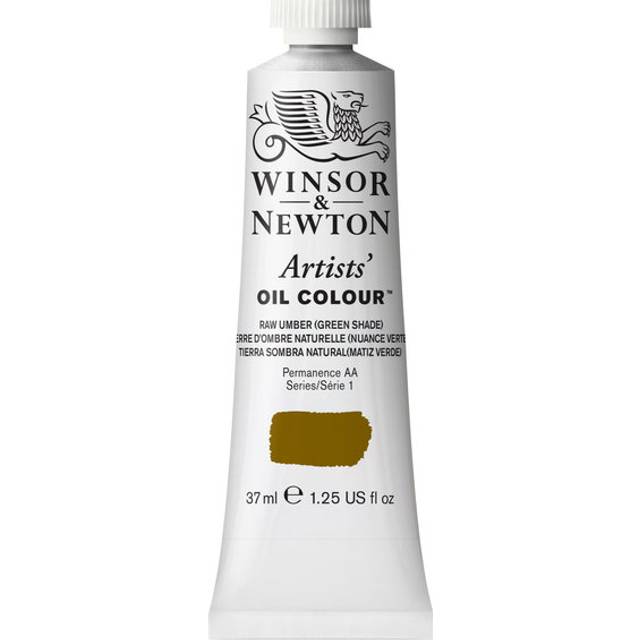 Winsor & Newton Artists Oil Paint 37ml Raw Umber (Green Shade) Series 1 - Brown